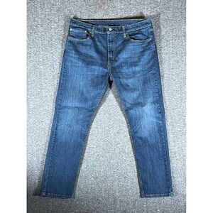 Levi's 512 Mens‎ Jeans W40 L31 Dark Wash Slim Taper Fit Denim